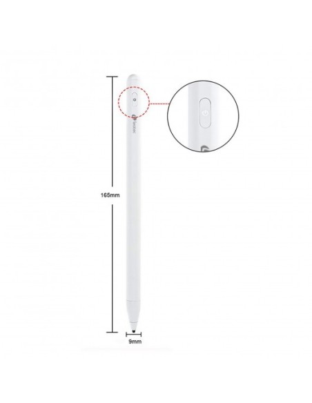 Lápiz Electrónico Leotec LESTP01W Stylus ePen para Android, IOS y Windows/ Blanco
