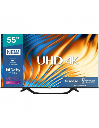 Televisor Hisense UHD TV 55A63H 54.6"/ Ultra HD 4K/ Smart TV/ WiFi