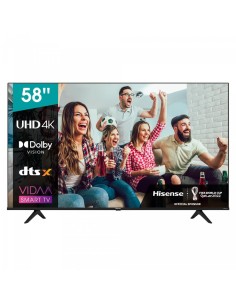 Televisor Hisense UHD TV 58A6BG 57.5"/ Ultra HD 4K/ Smart...