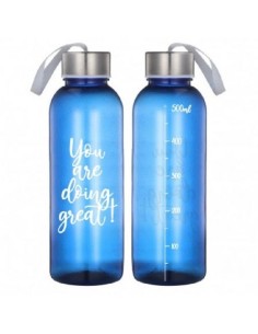 Botella Jocca 1516/ Capacidad 500ml/ Azul