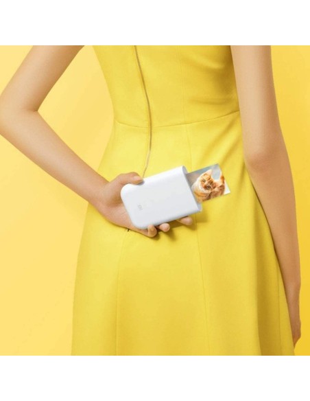 Impresora Portátil Fotográfica Xiaomi Mi Portable Photo Printer Bluetooth/ Blanca