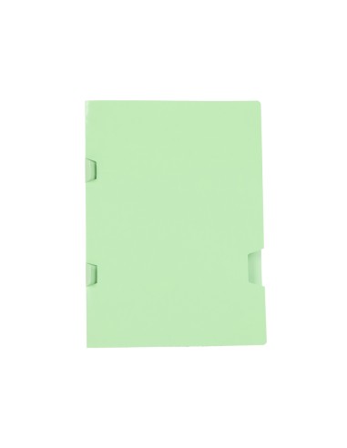 CI | Subcarpeta liderpapel folio verde tres uñeros plastificada160g/m2