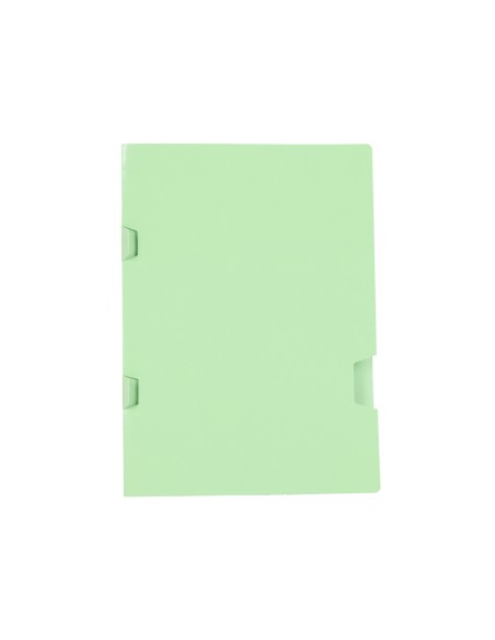 CI | Subcarpeta liderpapel folio verde tres uñeros plastificada160g/m2