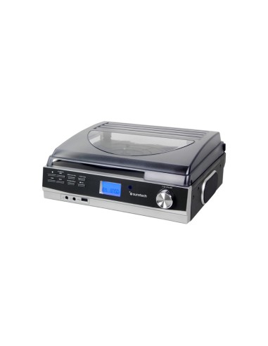 Tocadiscos Sunstech PXR23/ Bluetooth/ Radio FM/ Conversor a MP3