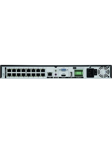Videograbador D-Link DNR-4020-16P/ 16 canales/ admite hasta 16TB