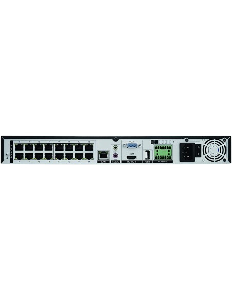 Videograbador D-Link DNR-4020-16P/ 16 canales/ admite hasta 16TB