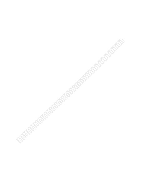 CI | Espiral metalico q-connect blanco 64 5:1 14 mm 1mm caja de 100 unidades