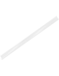 CI | Espiral metalico q-connect blanco 64 5:1 20mm 1,2mm... 2