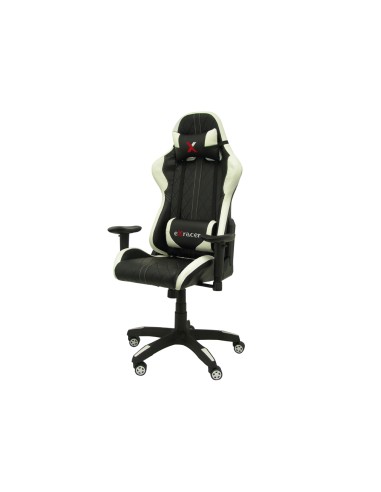 CI | Silla q-connect gaming chair giratoria similpiel regulable en altura negra 1200+80x670x670 mm