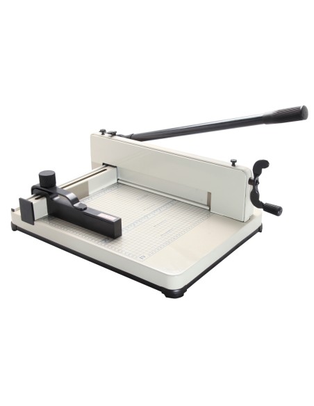 CI | Guillotina q-connect kf16916 manual profesional largo del corte 330 mm capacidad 400 hojas
