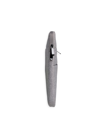 CI | Funda Para Portatil Q-Connect 15,6" Con Asas Retractiles Cremallera 3 Bolsillos Exteriores Gris