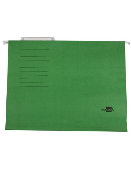 CI | Carpeta colgante liderpapel a4 verde