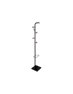 CI | Perchero Metalico Q-Connect Negro Con Detalles De... 2