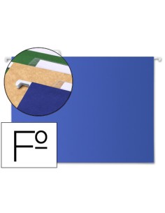 CI | Carpeta colgante liderpapel folio azul