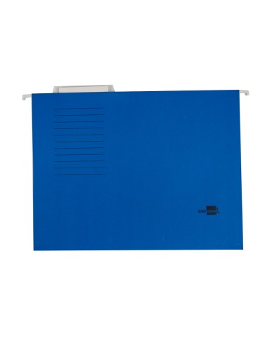 CI | Carpeta colgante liderpapel folio azul