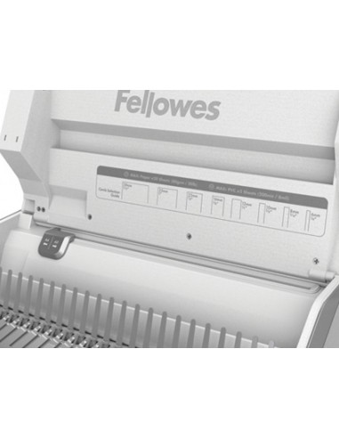 CI | Encuadernadora Para Canutillo Fellowes Lyra 3 En 1 Perfora Hasta 20H A4 Encuaderna 300H Grapa 30H Taladra 2 Y 4