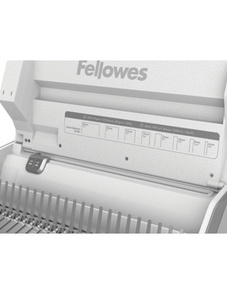 CI | Encuadernadora Para Canutillo Fellowes Lyra 3 En 1 Perfora Hasta 20H A4 Encuaderna 300H Grapa 30H Taladra 2 Y 4