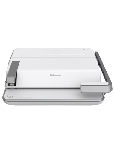 CI | Encuadernadora Para Canutillo Fellowes Lyra 3 En 1 Perfora Hasta 20H A4 Encuaderna 300H Grapa 30H Taladra 2 Y 4