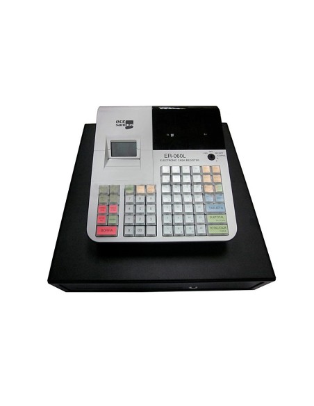 CI | Registradora Ecr Sampos Er-60 Blanca 28 Departamentos Display Vfd Antireflejos Conforme Normativa Factura