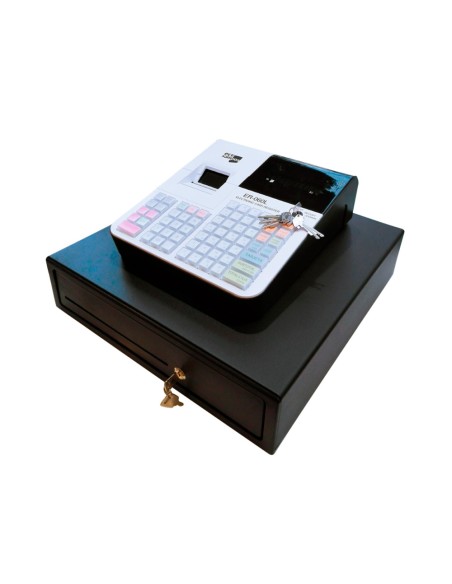 CI | Registradora Ecr Sampos Er-60 Blanca 28 Departamentos Display Vfd Antireflejos Conforme Normativa Factura