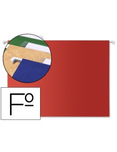 CI | Carpeta colgante liderpapel folio roja