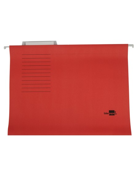 CI | Carpeta colgante liderpapel folio roja