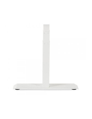 CI | Mesa Rocada Regulable En Altura Electricamente Hasta 129 Cm Estructura De Acero Tablero 160 Cm Color Gris