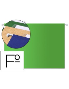 CI | Carpeta colgante liderpapel folio verde