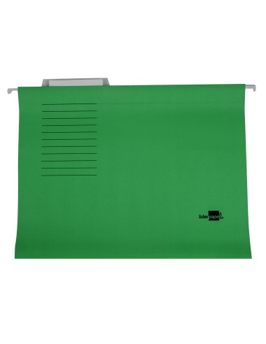 CI | Carpeta colgante liderpapel folio verde