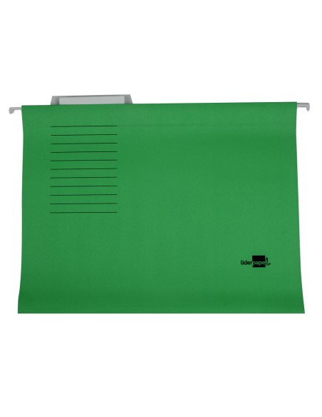 CI | Carpeta colgante liderpapel folio verde