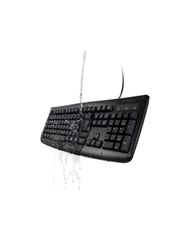 CI | Teclado Kensington Pro Fit Lavable 104 Teclas Con Cable Color Negro 455X220X40 Mm