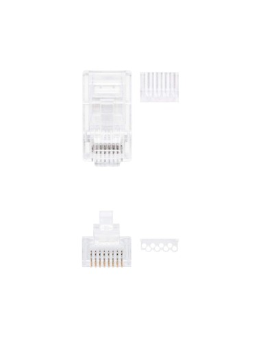 CI | Conector Nanocable Rj45 8 Hilos Categoria 6