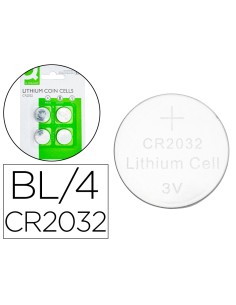 CI | Pila Q-Connect Tipo Boton Litio Cr2032 3V Blister De...