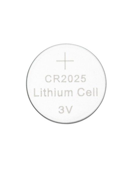 CI | Pila Q-Connect Tipo Boton Litio Cr2025 3V Blister De 4 Unidades
