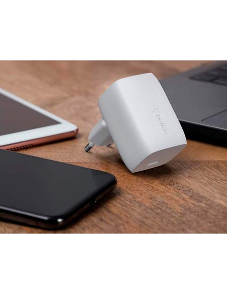 CI | Cargador Domestico Belkin Inc001Btbk Boost Charge Pro Gan Usb-C Power Delivery 60W Color Blanco