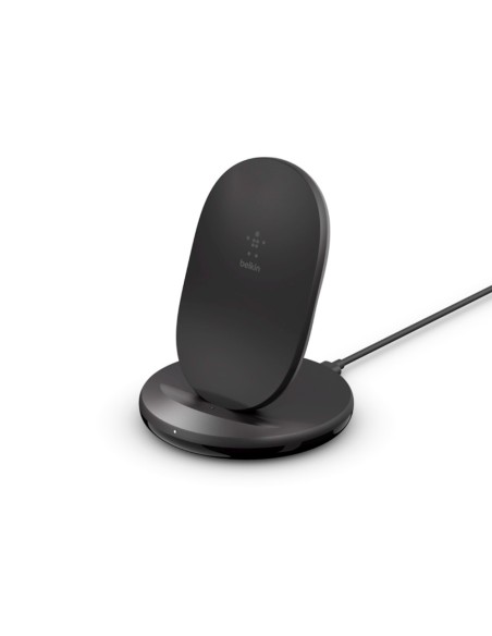 CI | Soporte De Carga Inalambrica Belkin Wib002Vfbk 15W Boost Charge + Cargador Qc 3.0 24W Color Negro