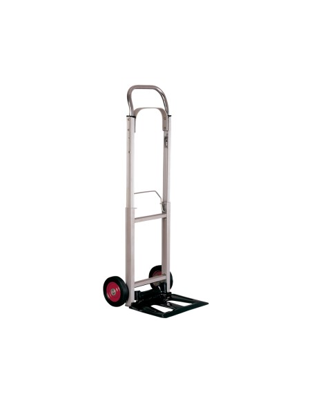CI | Carretilla portapaquetes con ruedas plegable en aluminio carga de 90 kg 1110x390x410 mm