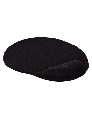 CI | Alfombrilla Para Raton Q-Connect Con Reposamuñecas De Gel Color Negro