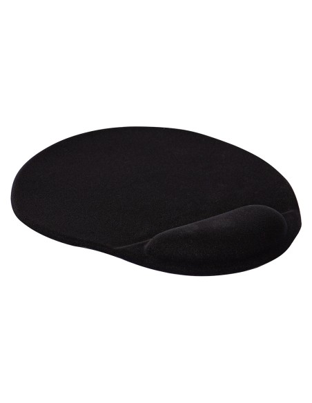 CI | Alfombrilla Para Raton Q-Connect Con Reposamuñecas De Gel Color Negro