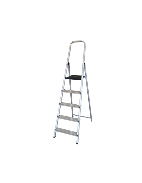 CI | Escalera q-connect de aluminio 5 peldaños 1062x483x1675 mm peso maximo 150 kg en-131