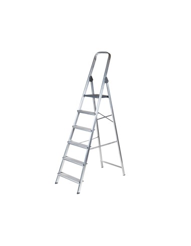 CI | Escalera q-connect de aluminio 6peldaños...