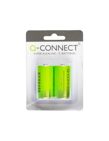 CI | Pila q-connect alcalina d -blister con 2 pilas