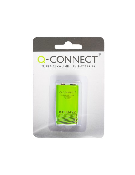 CI | Pila q-connect alcalina 9 vol. -blister con 1 pila