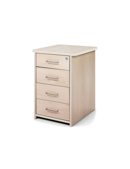 CI | Cajonera rocada con 4 cajones serie store 72x47x60 acabado aa01 haya/haya