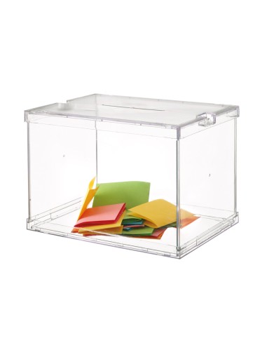 CI | Urna electoral plegable con precintos de seguridad 440x310x315mm