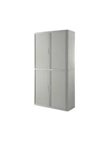 CI | Armario fast-paperflow estructura de acero y poliestireno con 4 puertas correderas y cerradura color