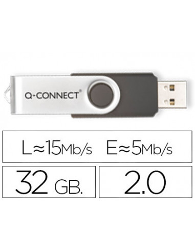 CI | Memoria usb q-connect flash 32 gb 2.0