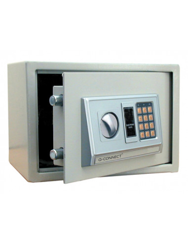 CI | Caja de seguridad q-connect electronica clave digital capacidad 10l con accesorios fijacion 310x200x200 mm