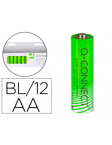 CI | Pila q-connect alcalina aa -blister con 12 pilas