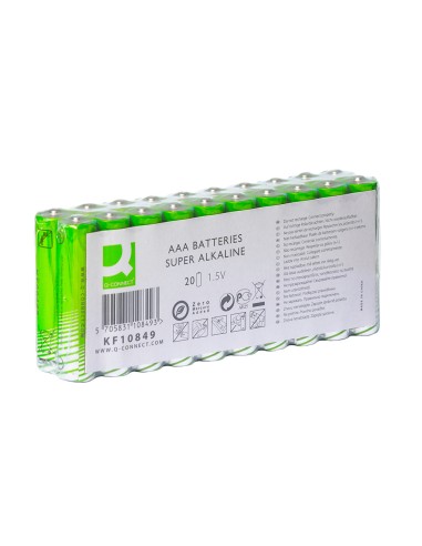 CI | Pila q-connect alcalina aaa -paquete con 20 pilas